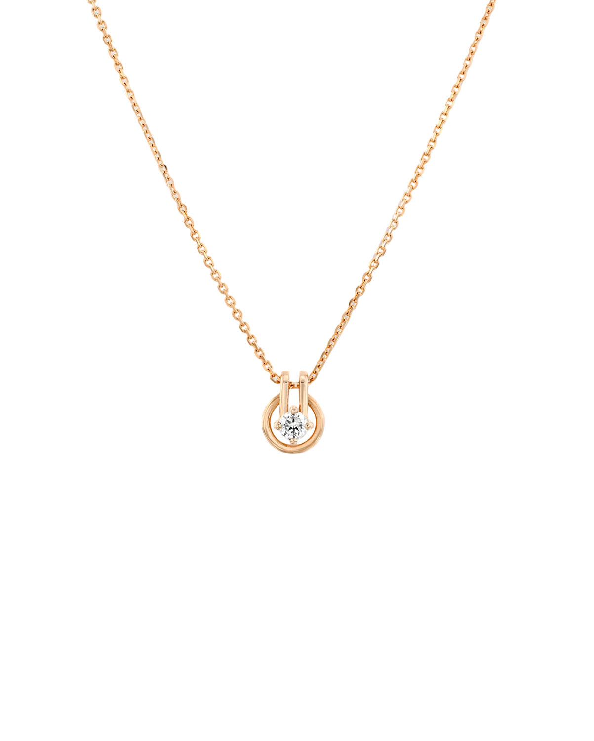 שרשרת 02 - יהלום לבן