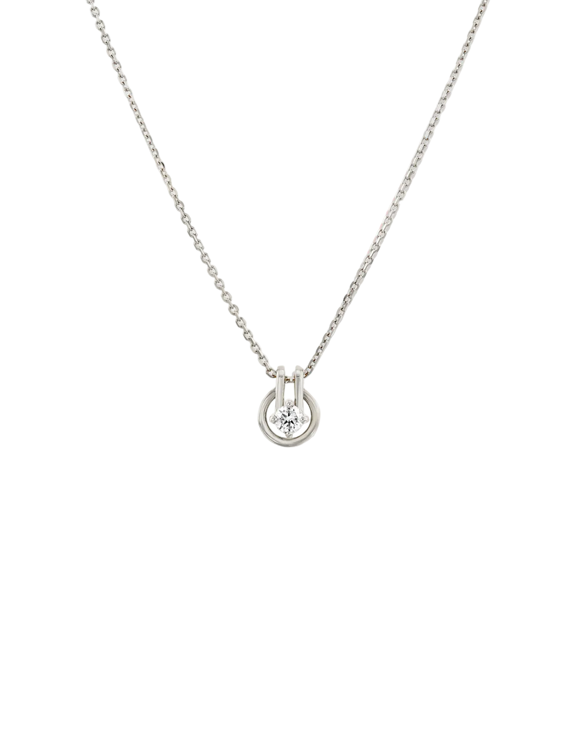 שרשרת 02 - יהלום לבן