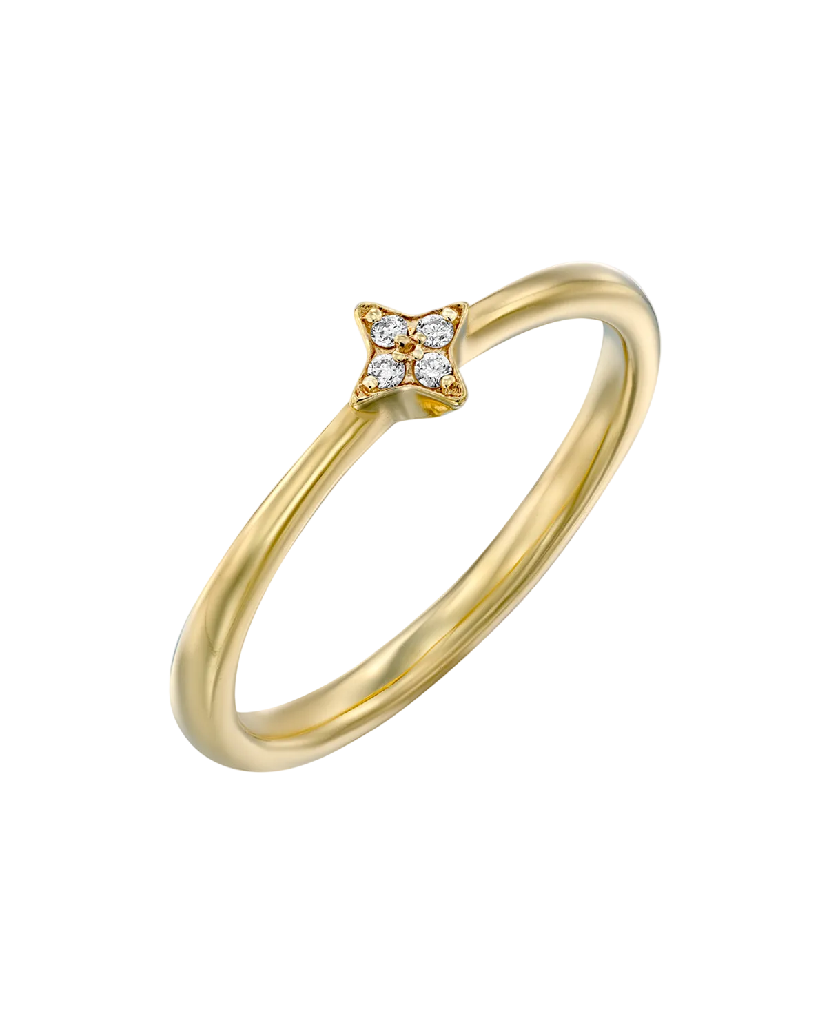 טבעת מארס יהלומים לבנים