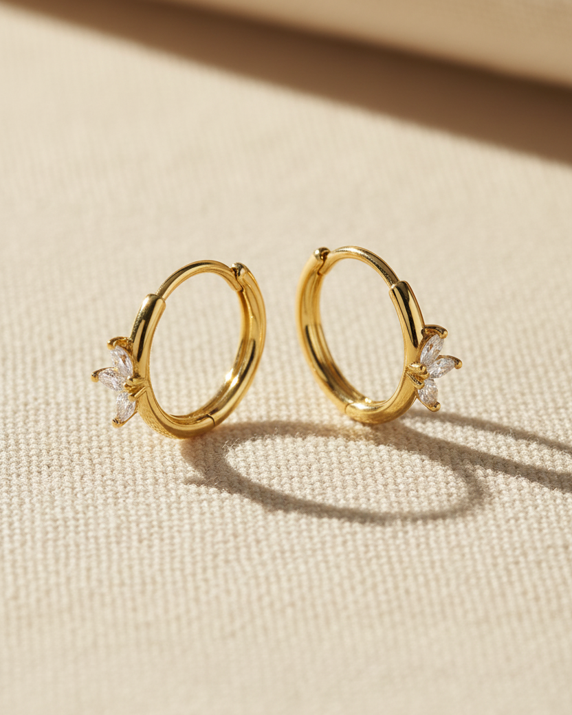 עגיל חישוק מיני פרנסואז