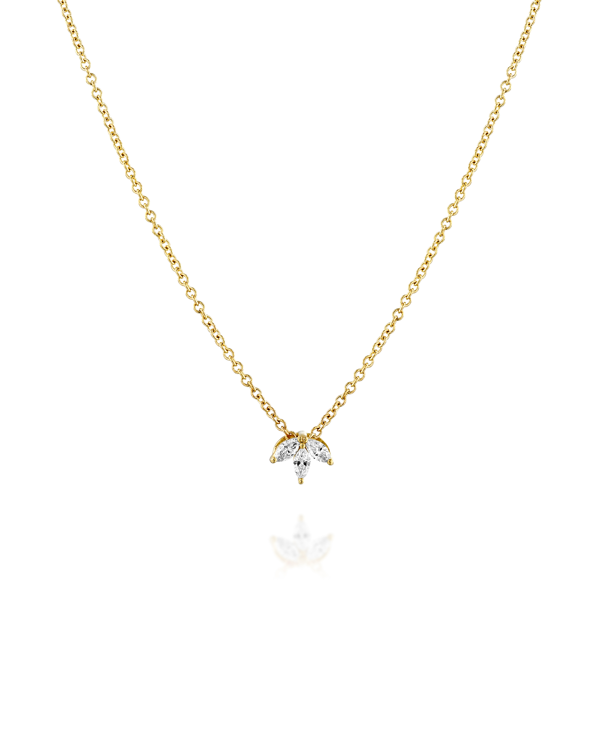 שרשרת פרנסואז יהלומים לבנים