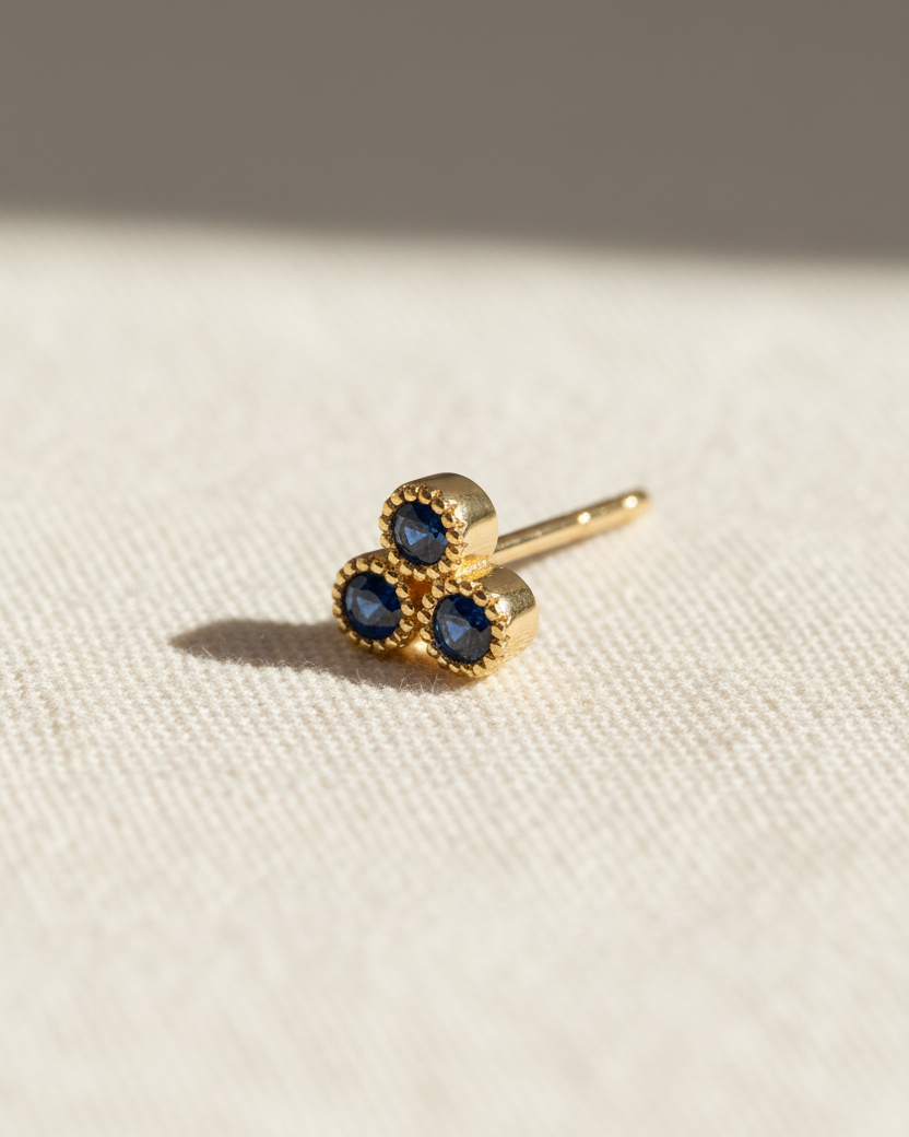 עגיל הנרייטה ספיר