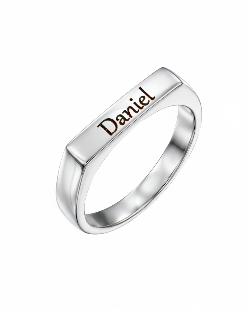 טבעת שרלוט עם חריטה