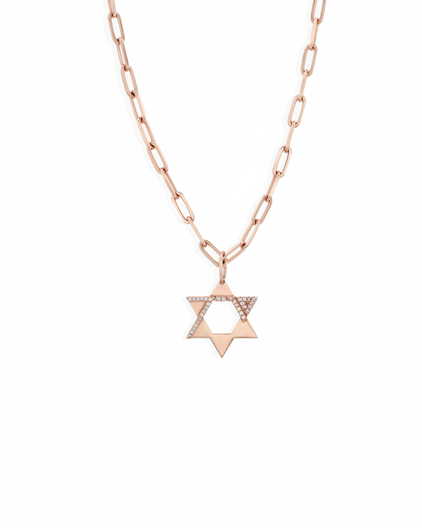 תליון הגבורה משובצת חלולה