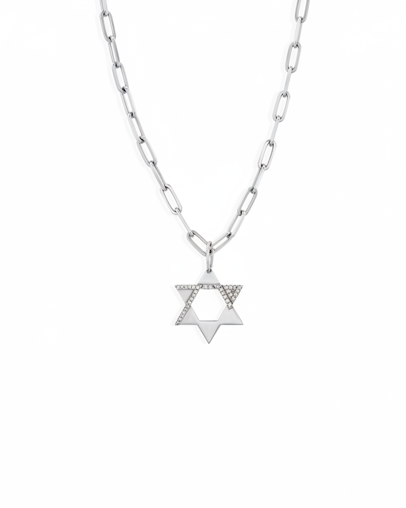 תליון הגבורה משובצת חלולה