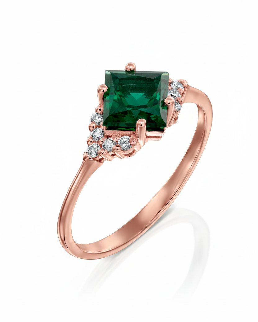 טבעת ג׳ולייט אמרלד