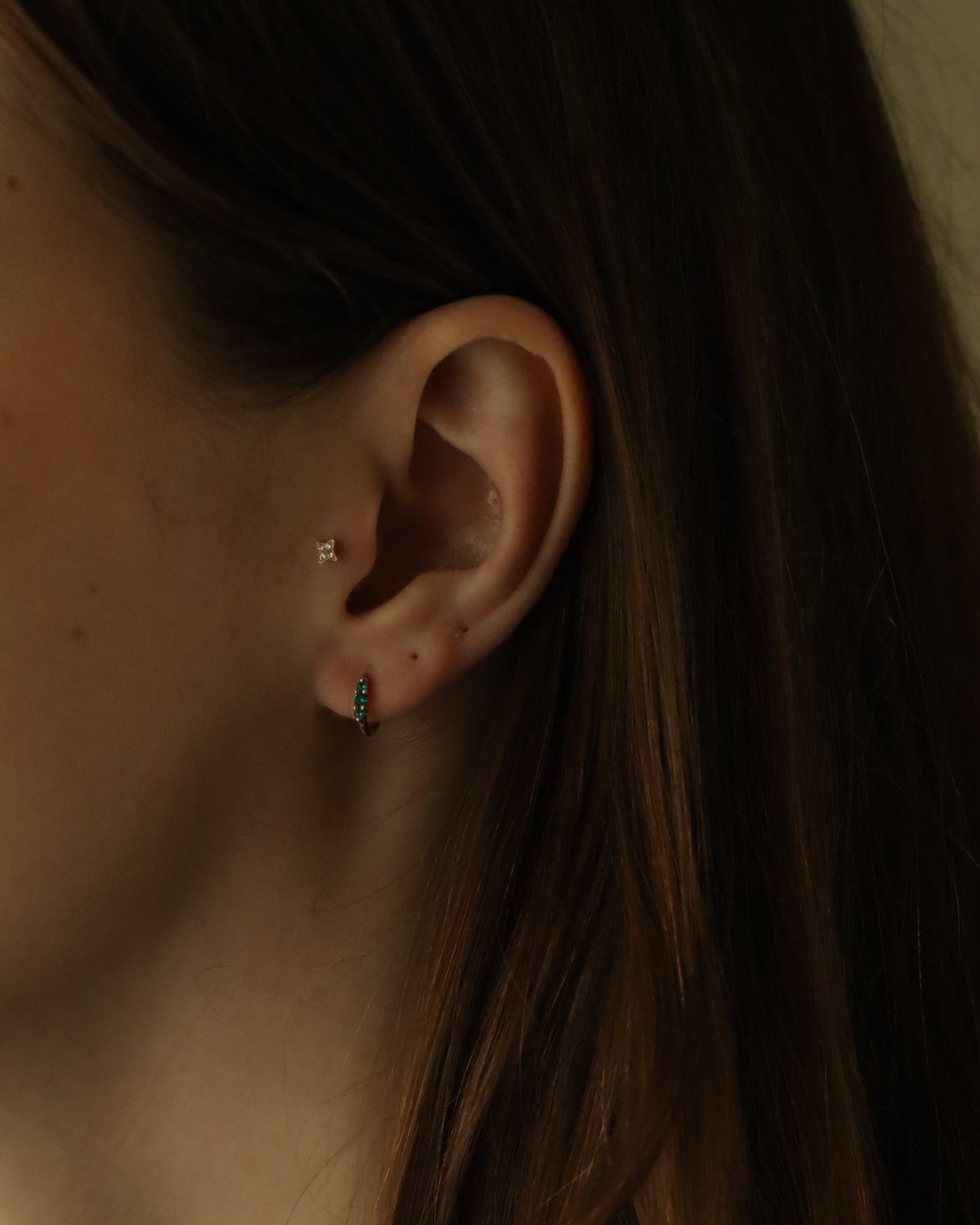 חישוק מיני אודרי אמרלד