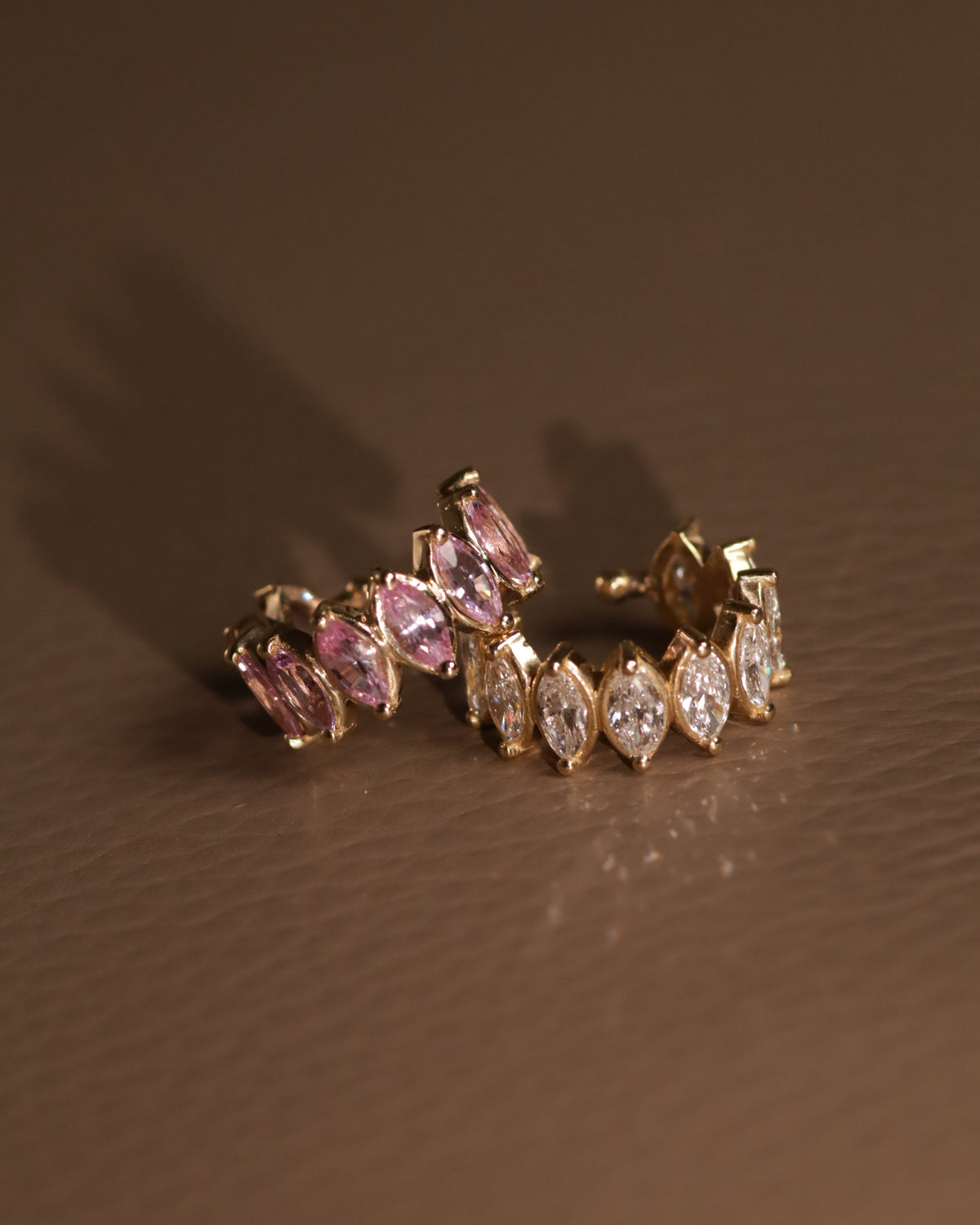 Ear Cuff - חבק אדל ספיר ורוד