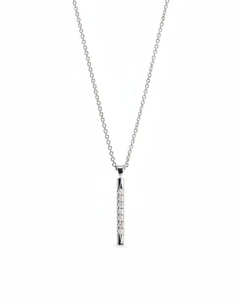 שרשרת קלייר יהלומים לבנים