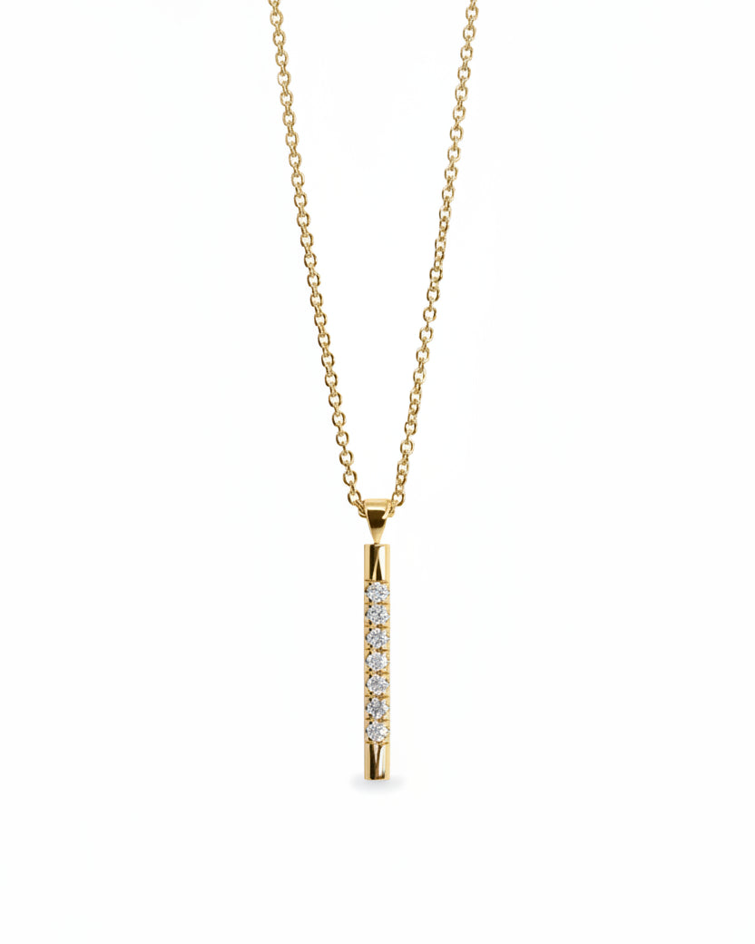 שרשרת קלייר יהלומים לבנים