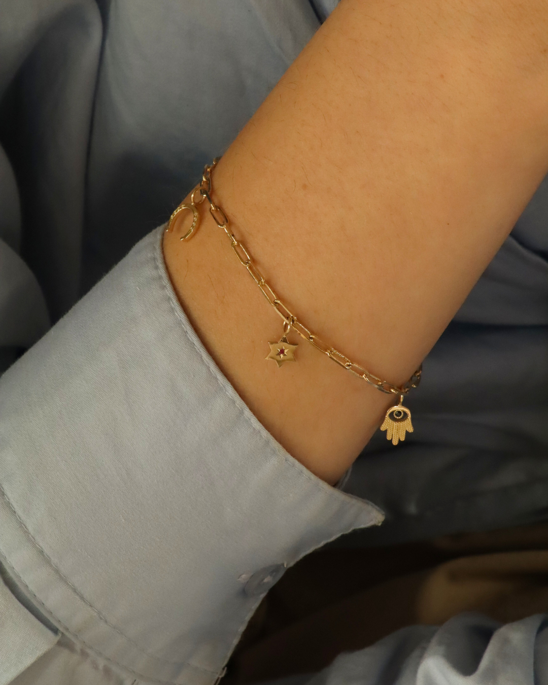 צמיד סטייפלס צ'ארמים אלין