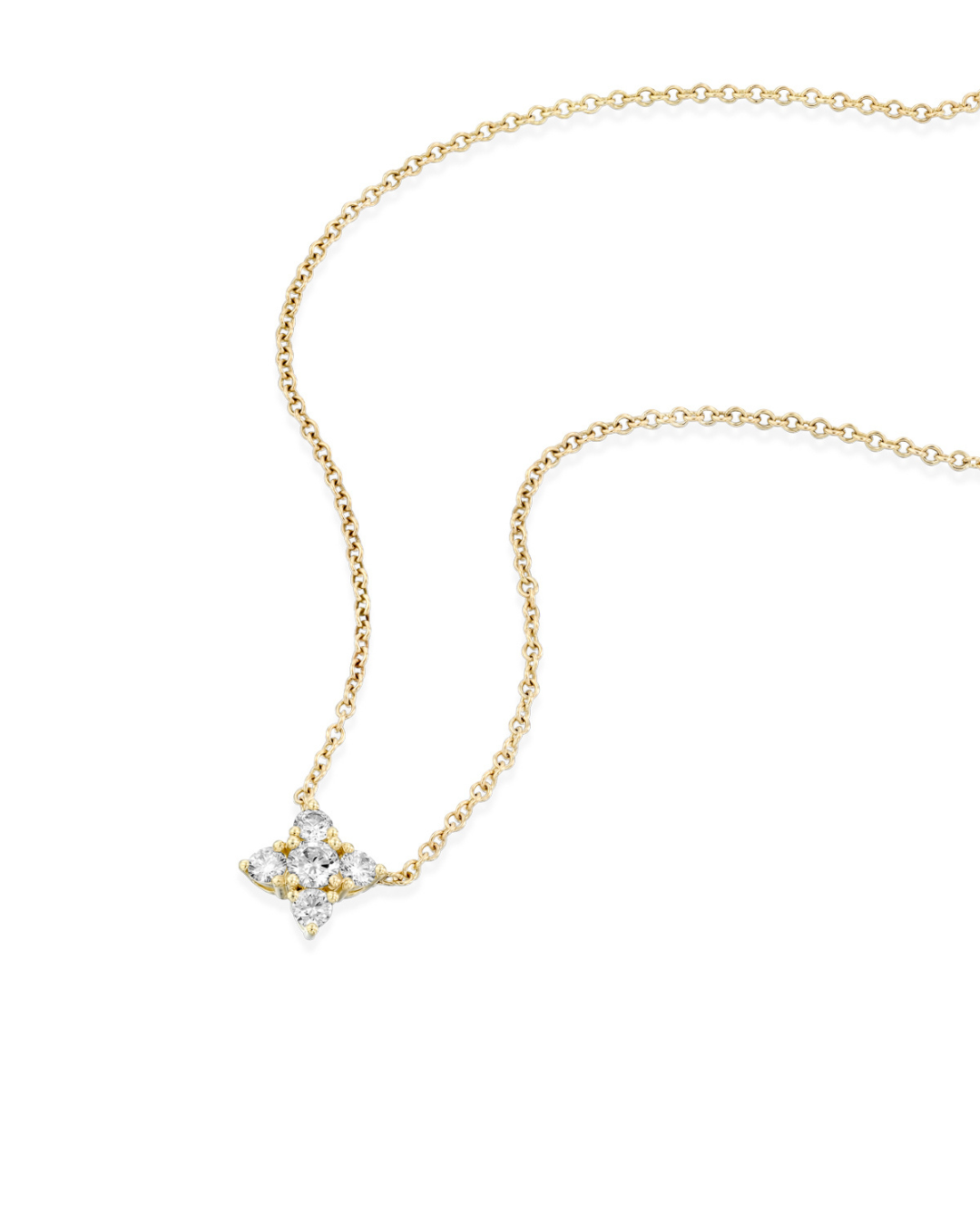 שרשרת ולנטינה עם יהלומים לבנים