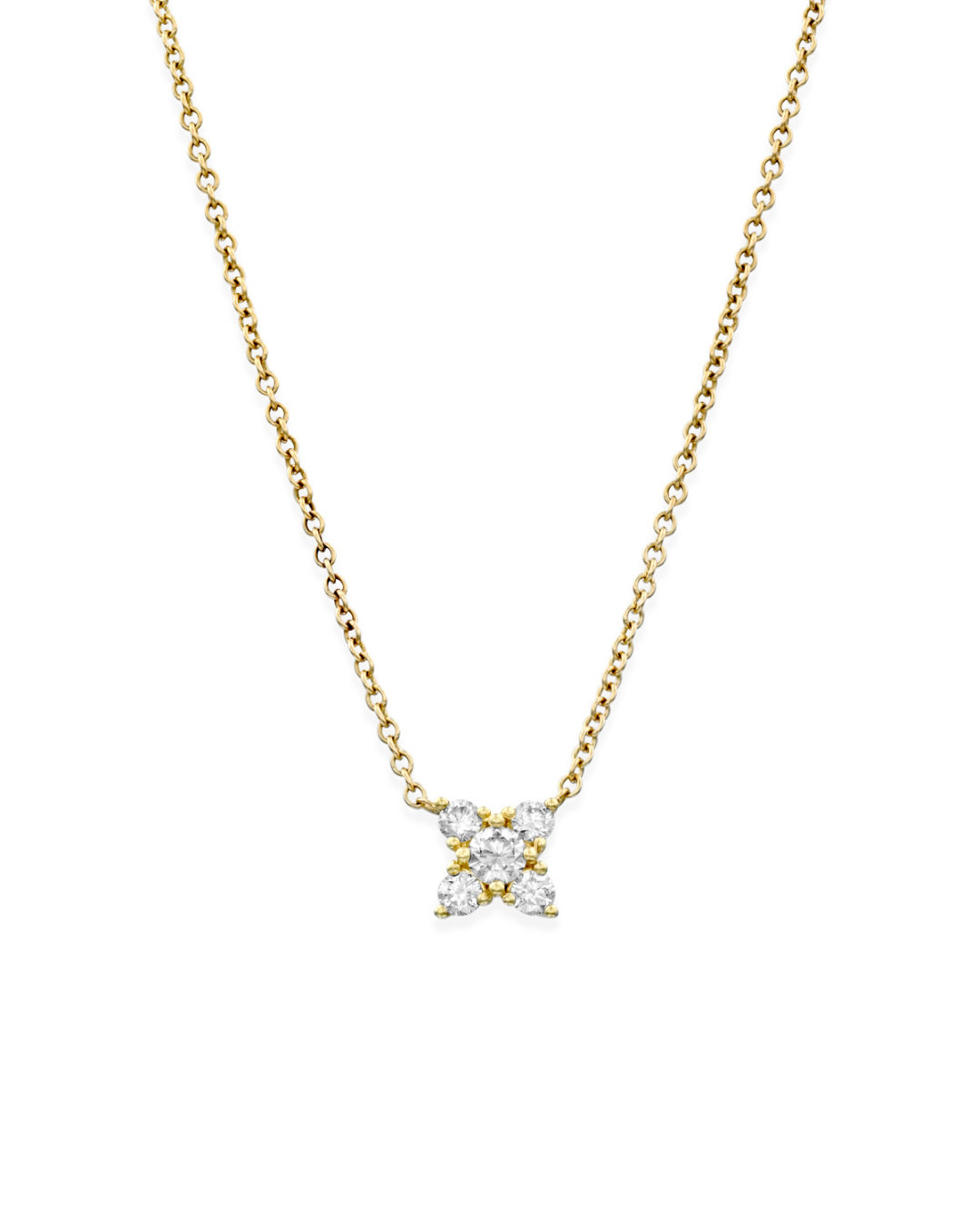 שרשרת ולנטינה עם יהלומים לבנים