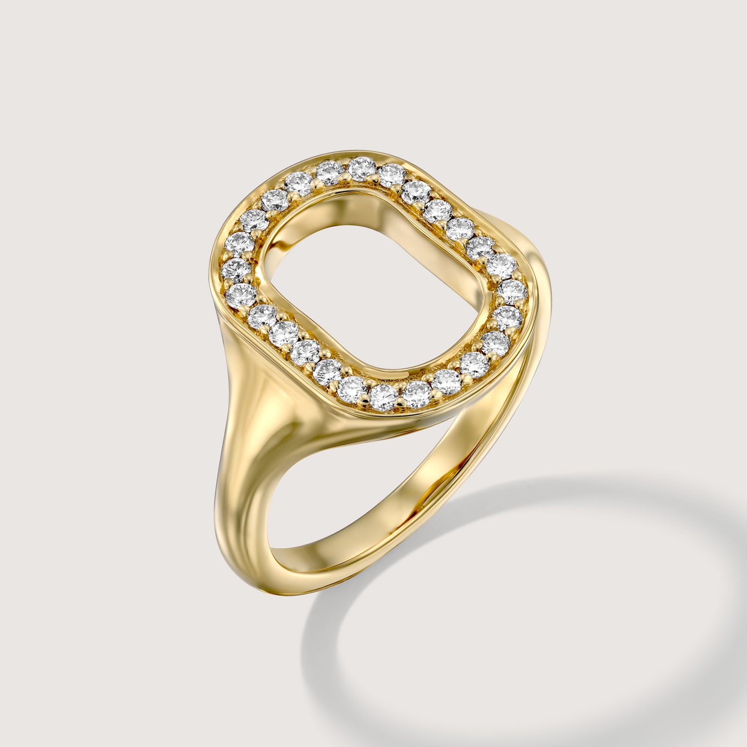 טבעת 04 - יהלומים לבנים